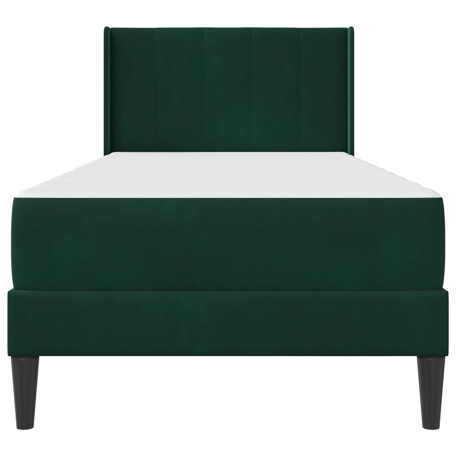 Bedframe Donkergroen 100 x 200 cm Fluweel