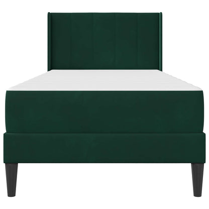 Bedframe Donkergroen 100 x 200 cm Fluweel