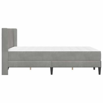 Bedframe Lichtgrijs 120 x 190 cm Fluweel