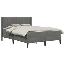 Bedframe Donkergrijs 120 x 190 cm Fluweel