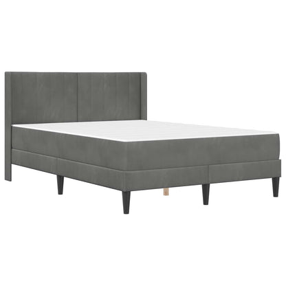 Bedframe Donkergrijs 120 x 190 cm Fluweel