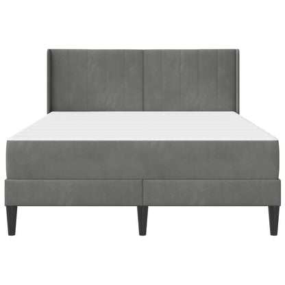Bedframe Donkergrijs 120 x 190 cm Fluweel