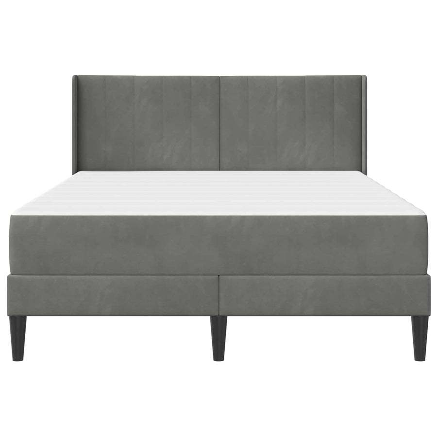 Bedframe Donkergrijs 120 x 190 cm Fluweel