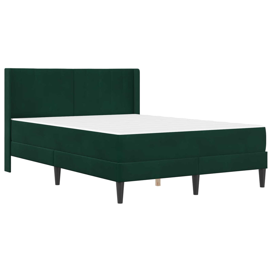 Bedframe Donkergroen 160 x 200 cm Fluweel