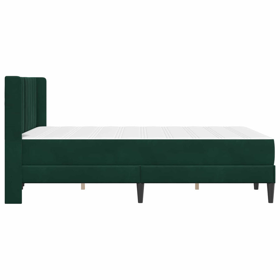 Bedframe Donkergroen 160 x 200 cm Fluweel