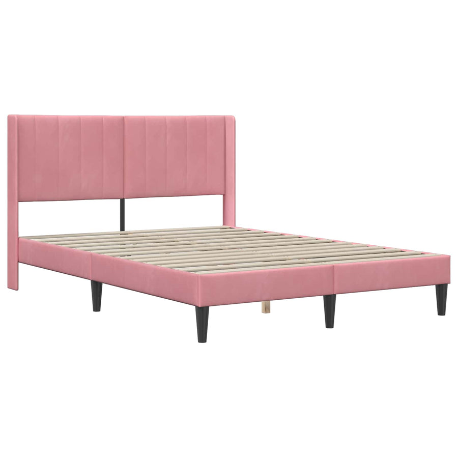 Bedframe Roze 160 x 200 cm Fluweel