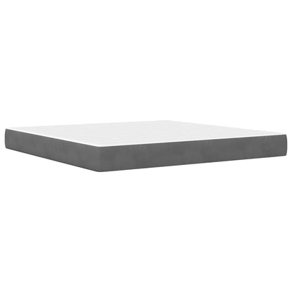 Bedframe Donkergrijs 180 x 200 cm Fluweel