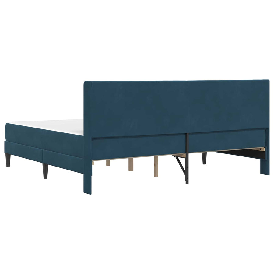 Bedframe Blauw 180 x 200 cm Fluweel