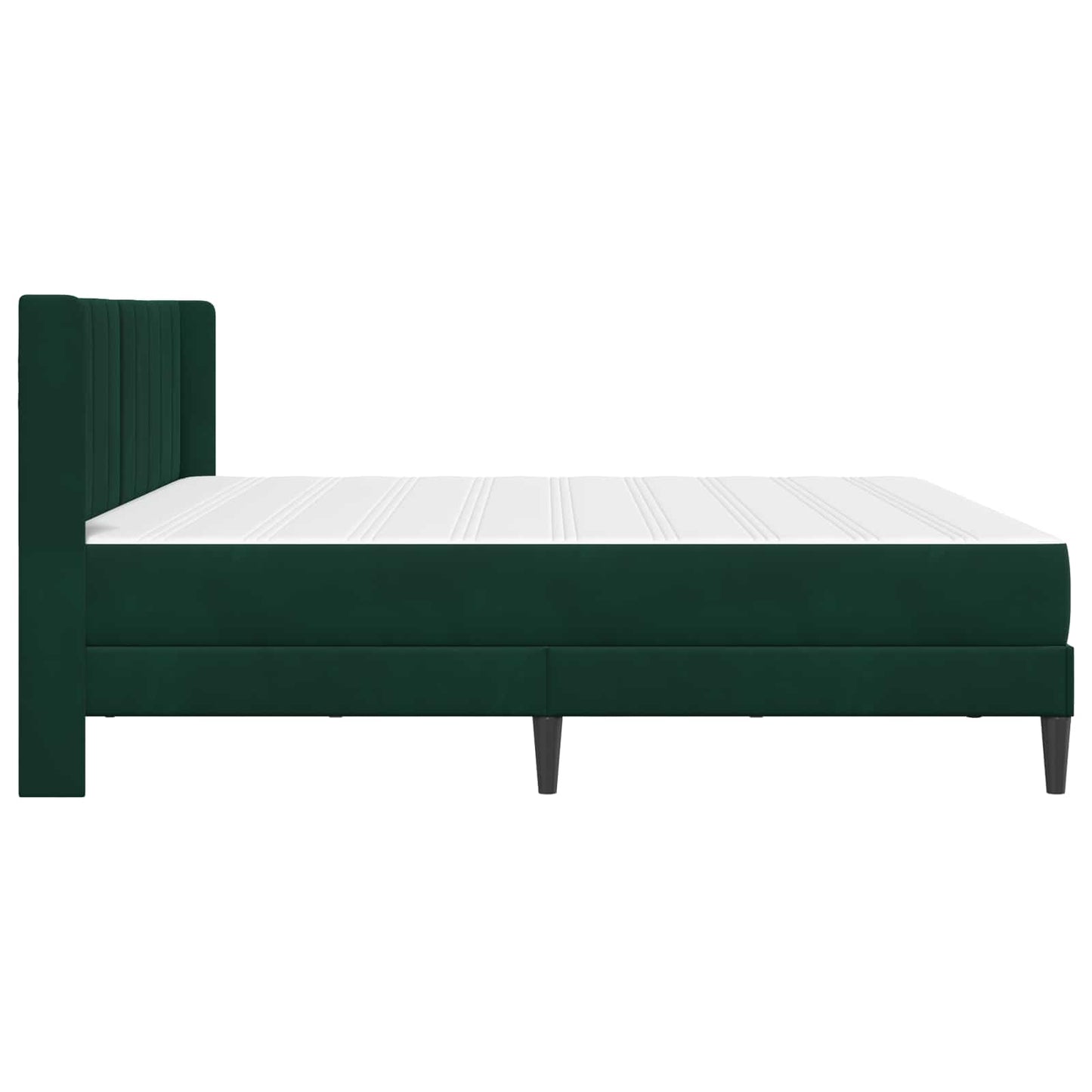 Bedframe Donkergroen 200 x 200 cm Fluweel