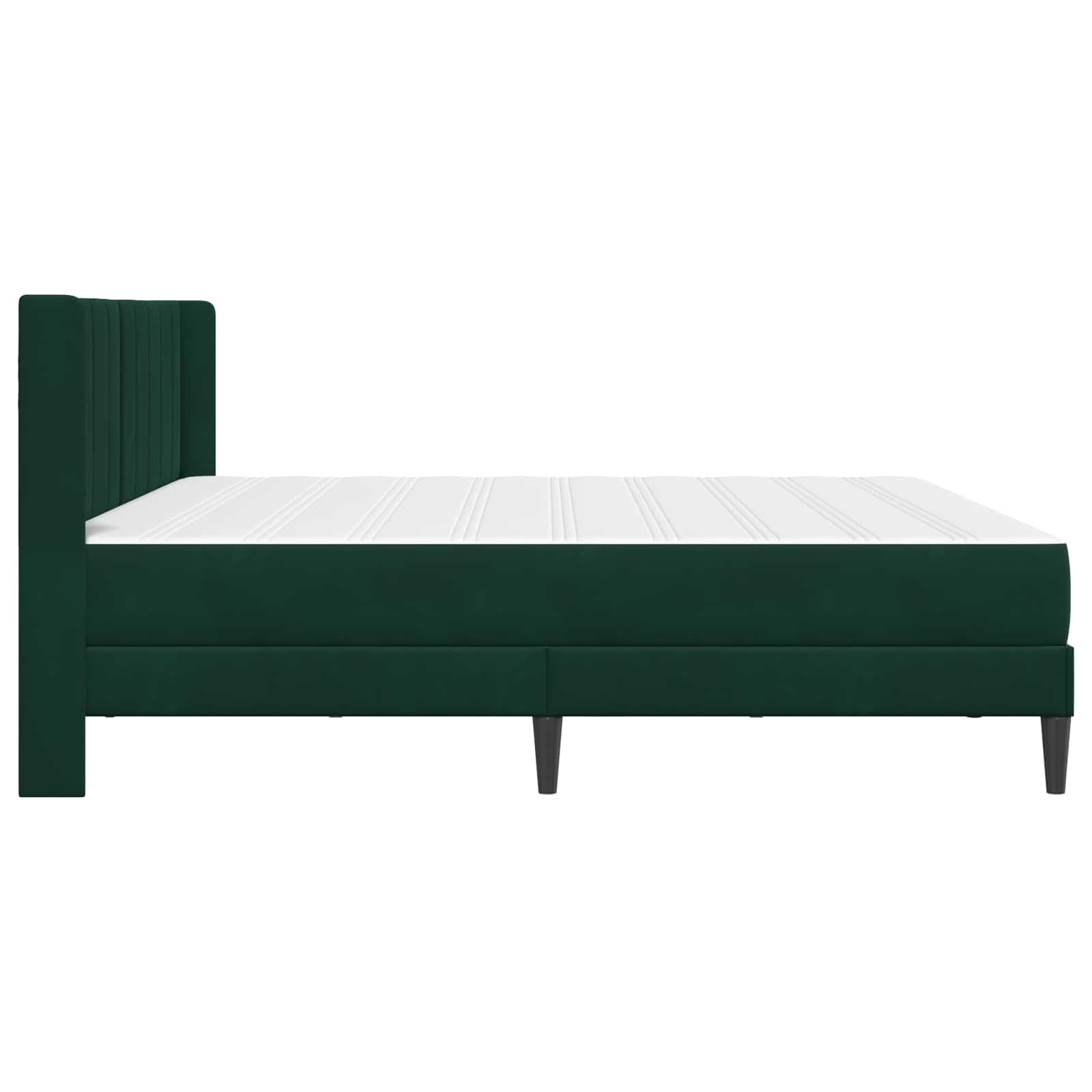 Bedframe Donkergroen 200 x 200 cm Fluweel