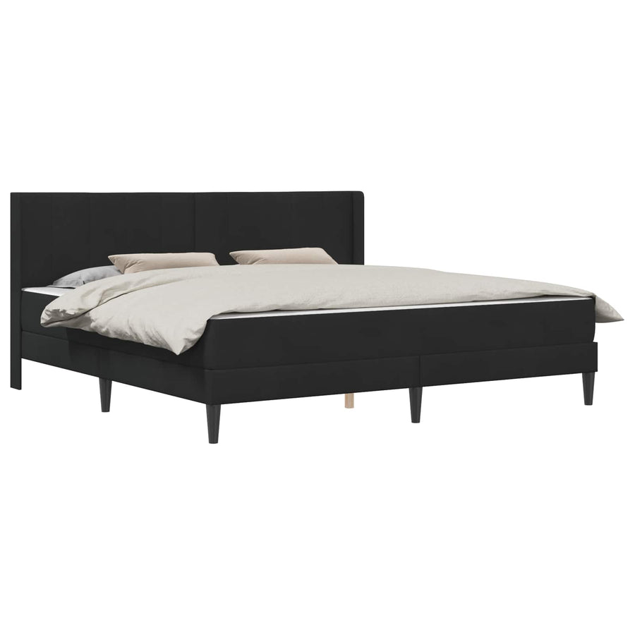 Bedframe Zwart 200 x 200 cm Fluweel