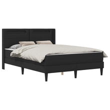 Bedframe met matras Zwart 140 x 190 cm Kunstleer