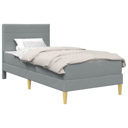 Bedframe Lichtgrijs 80 x 200 cm Polyester