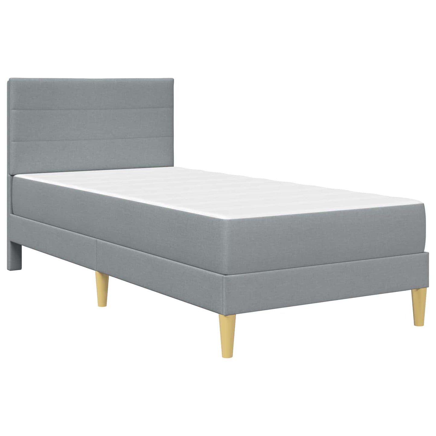 Bedframe Lichtgrijs 80 x 200 cm Polyester