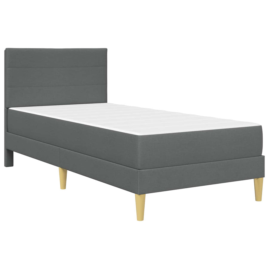Bedframe Donkergrijs 80 x 200 cm Polyester