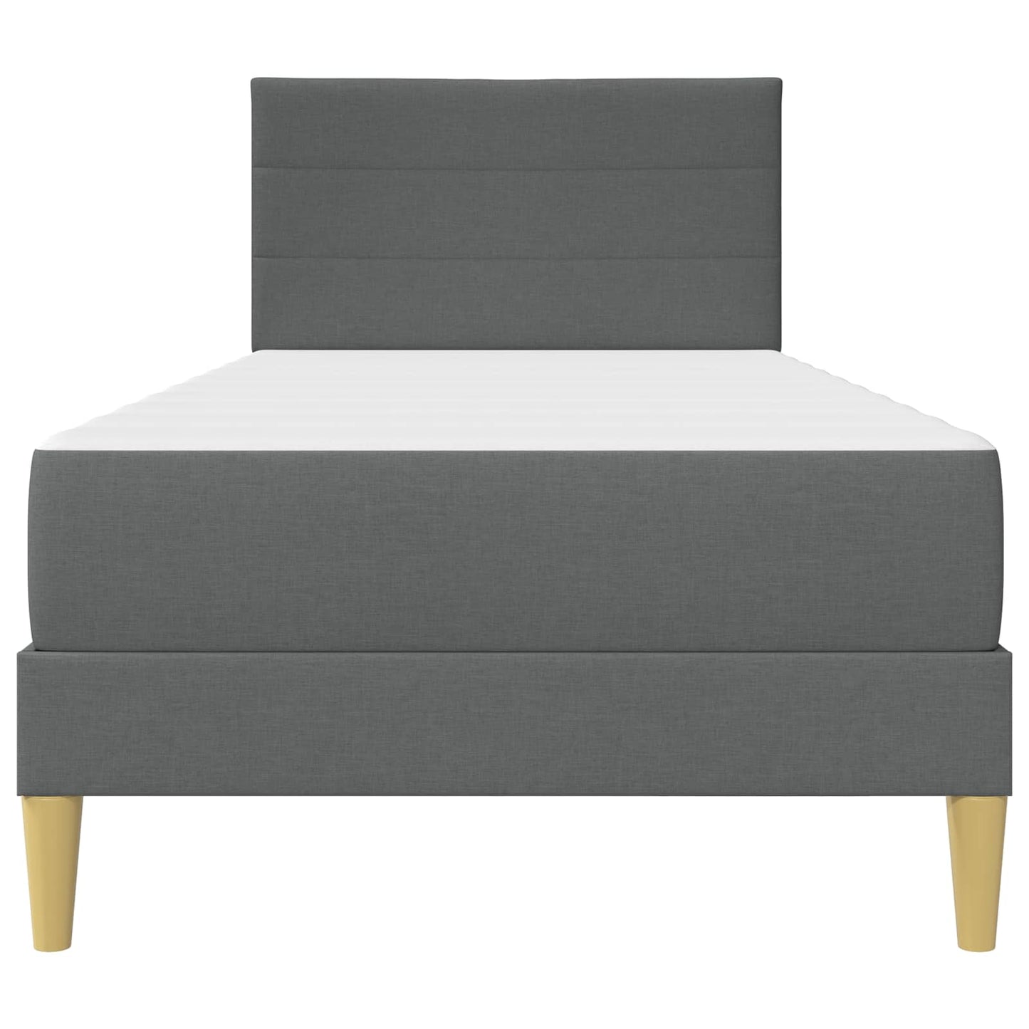 Bedframe Donkergrijs 80 x 200 cm Polyester