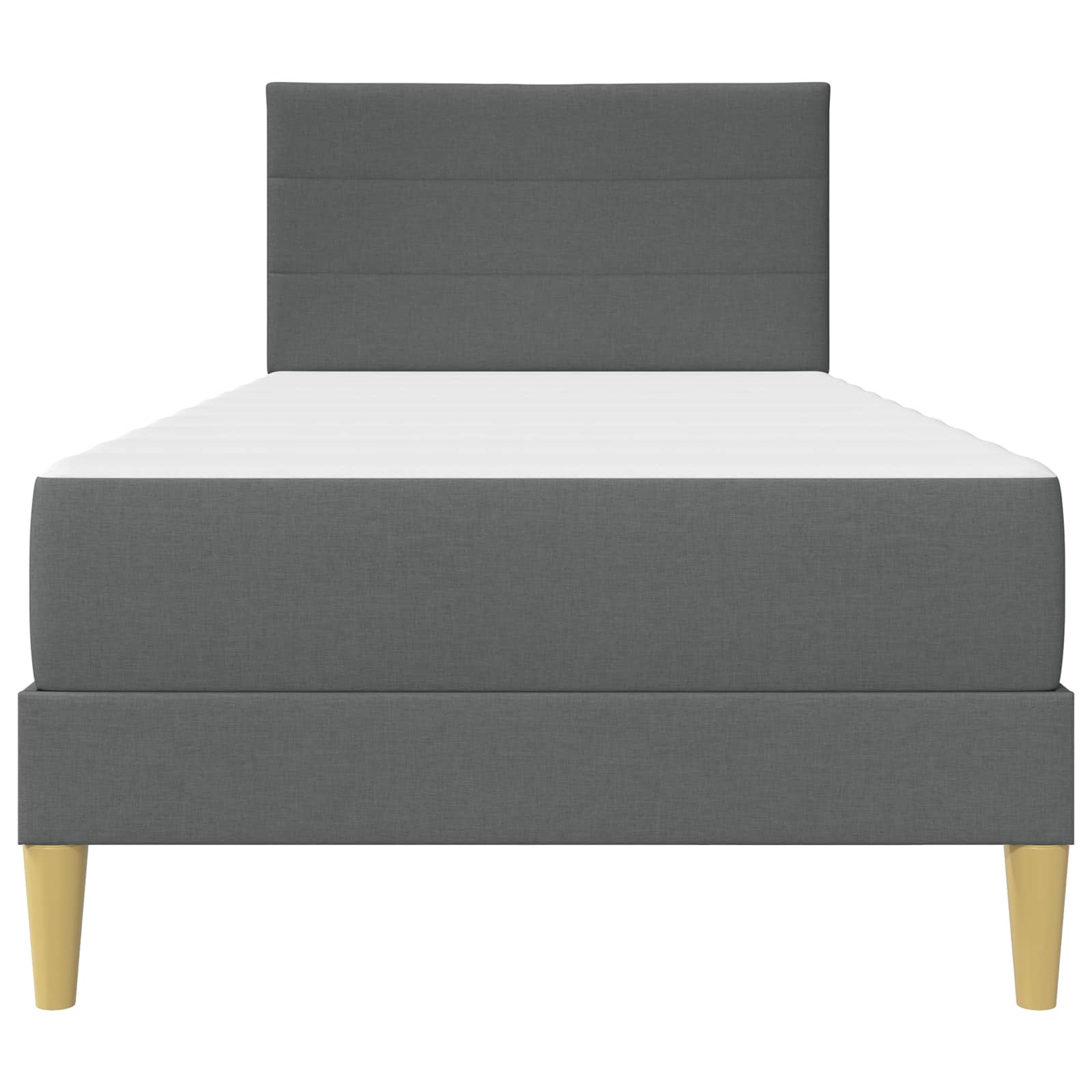 Bedframe Donkergrijs 80 x 200 cm Polyester