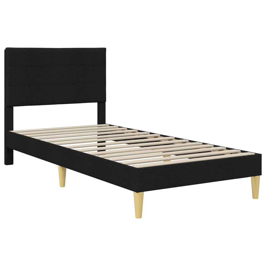 Bedframe Zwart 80 x 200 cm Polyester