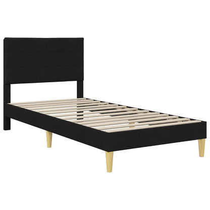 Bedframe Zwart 90 x 190 cm Polyester