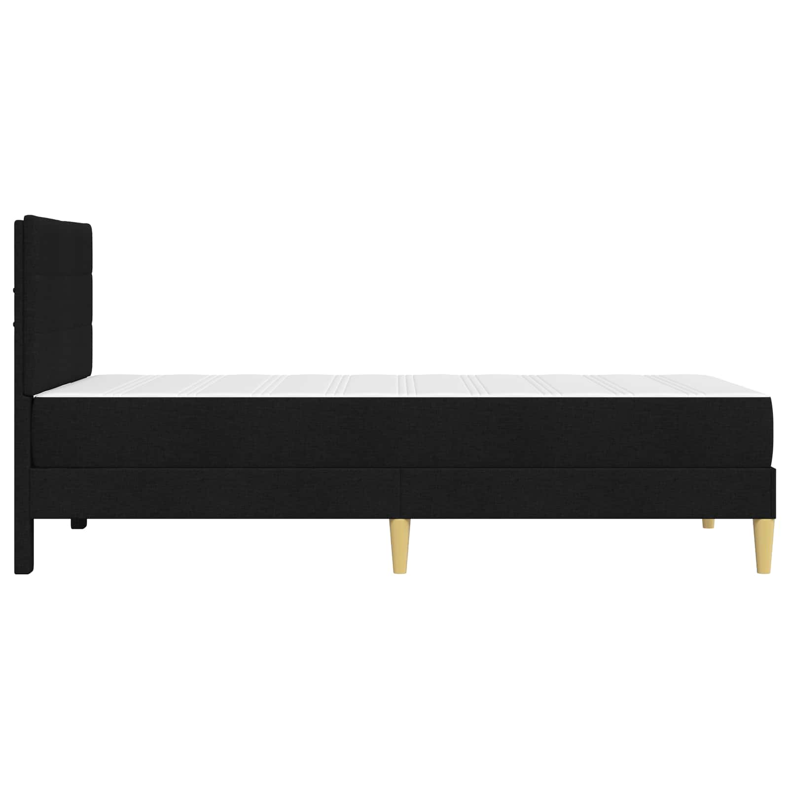 Bedframe Zwart 90 x 190 cm Polyester