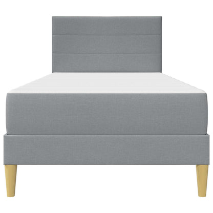 Bedframe Lichtgrijs 90 x 200 cm Polyester