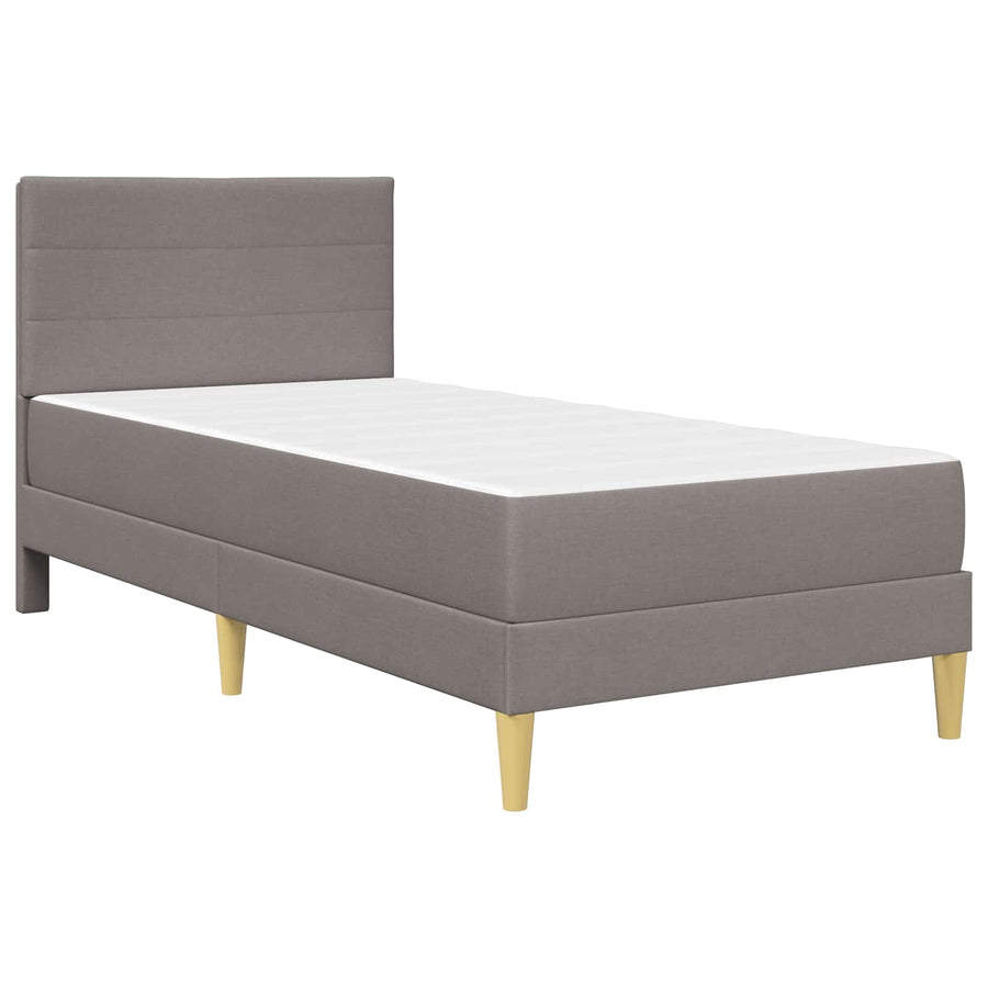 Bedframe Taupe 90 x 200 cm Polyester