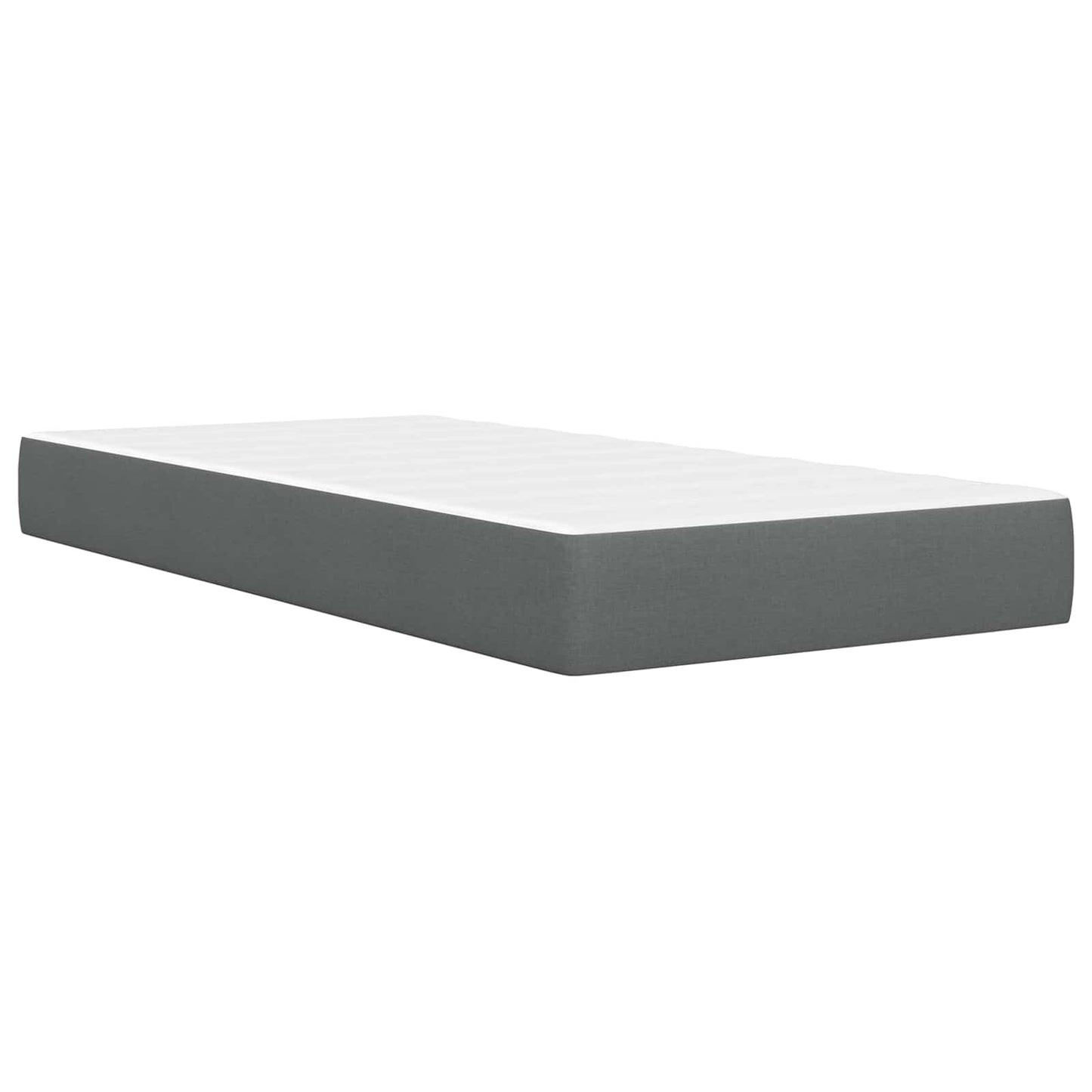 Bedframe Donkergrijs 100 x 200 cm Polyester