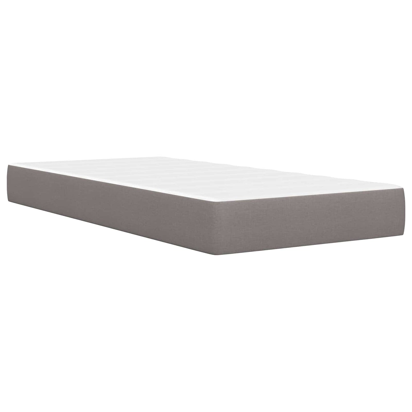 Bedframe Taupe 100 x 200 cm Polyester