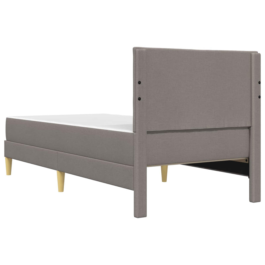 Bedframe Taupe 100 x 200 cm Polyester