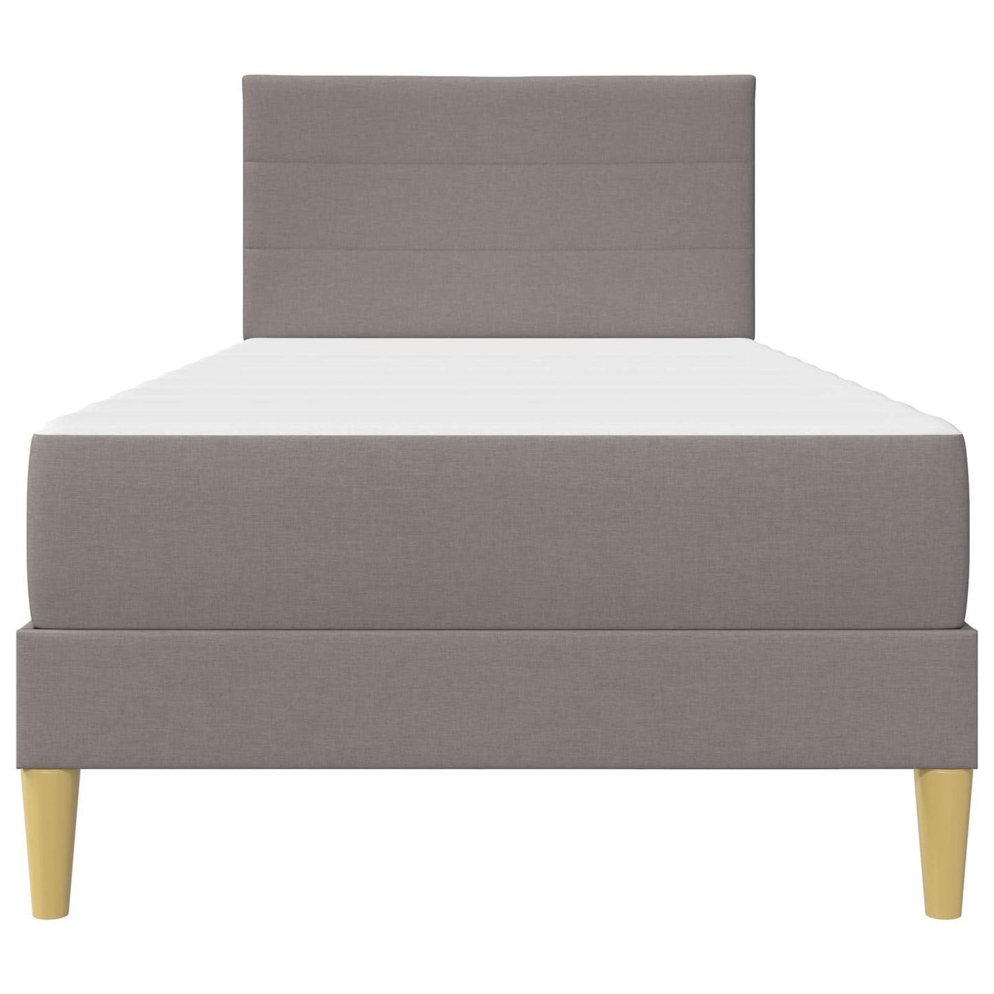 Bedframe Taupe 100 x 200 cm Polyester