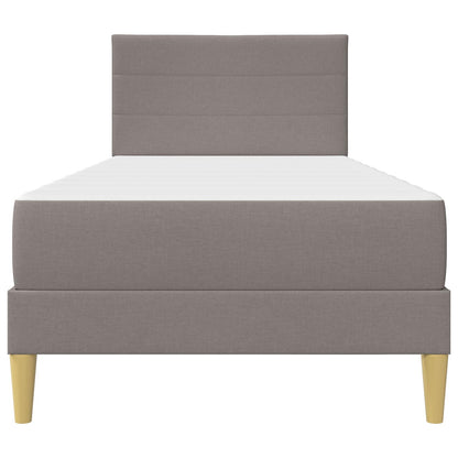 Bedframe Taupe 100 x 200 cm Polyester