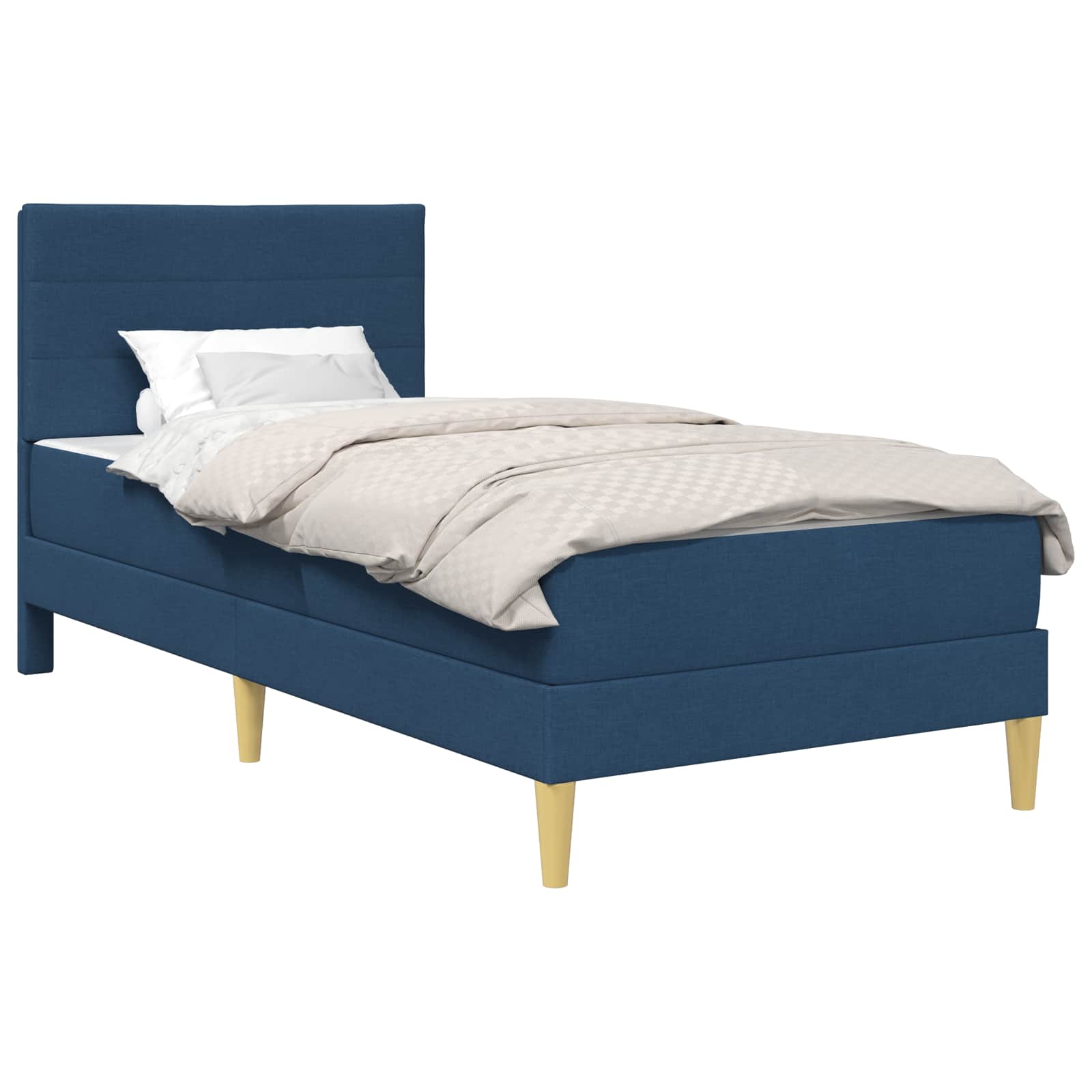 Bedframe Blauw 100 x 200 cm Polyester