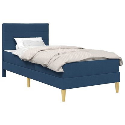 Bedframe Blauw 100 x 200 cm Polyester