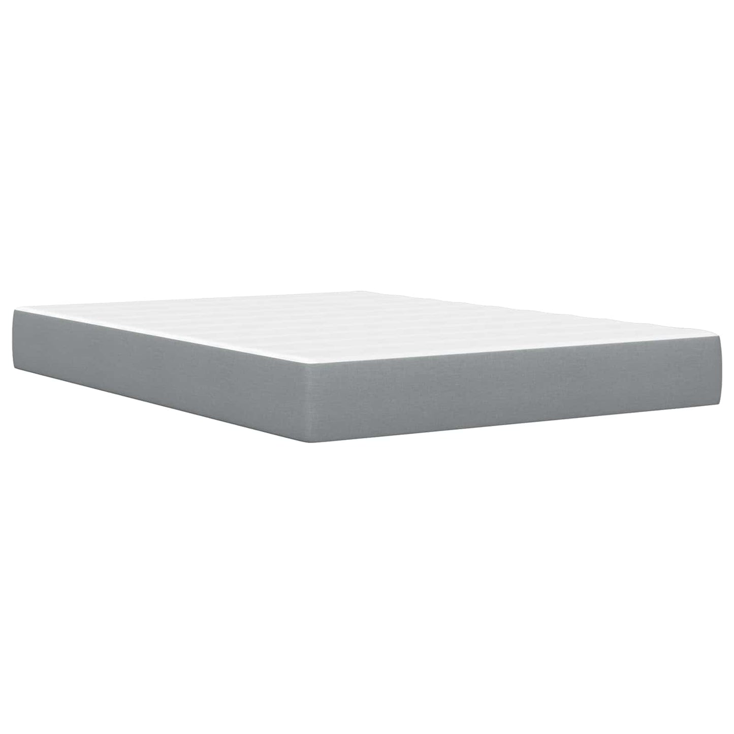 Bedframe vidaXL Bedframe Lichtgrijs 120 x 190 cm Polyester