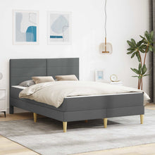 Bedframe Donkergrijs 120 x 190 cm Polyester