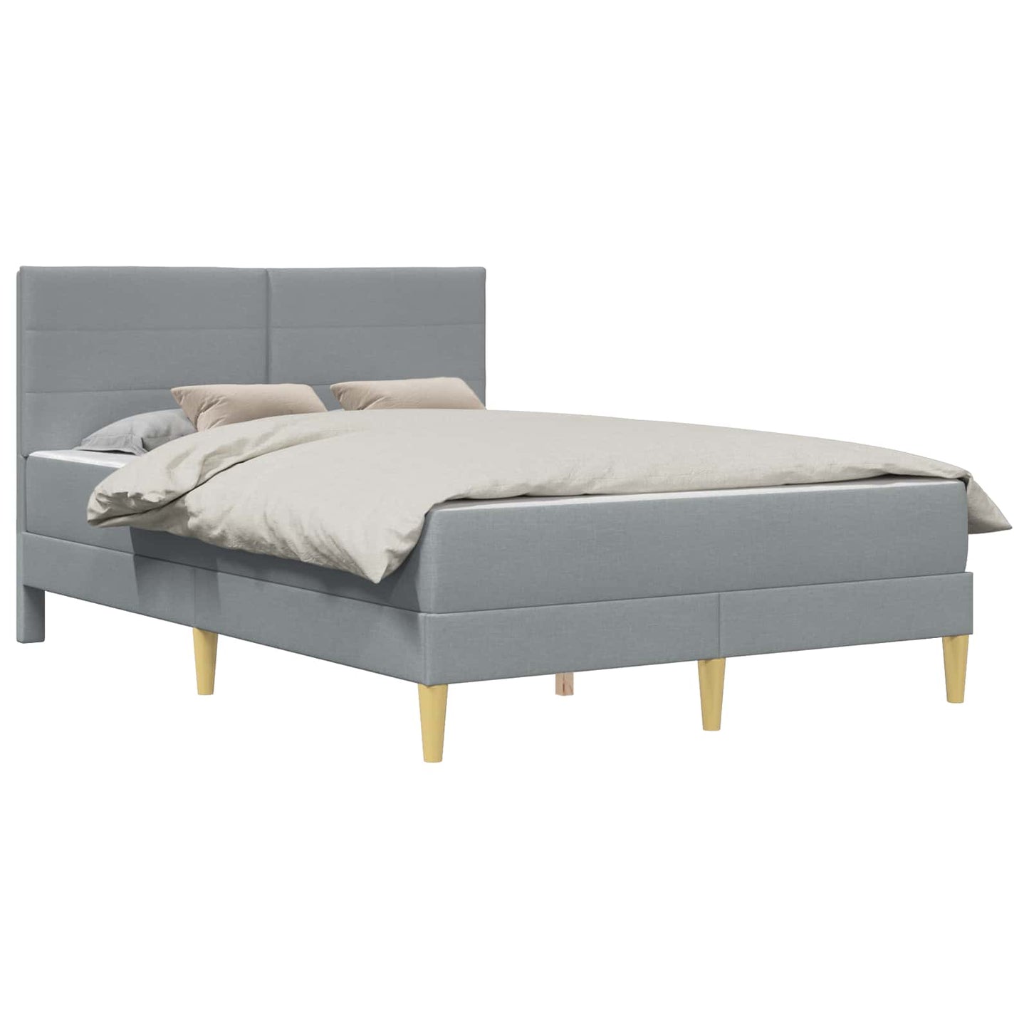 Bedframe Lichtgrijs 120 x 200 cm Polyester
