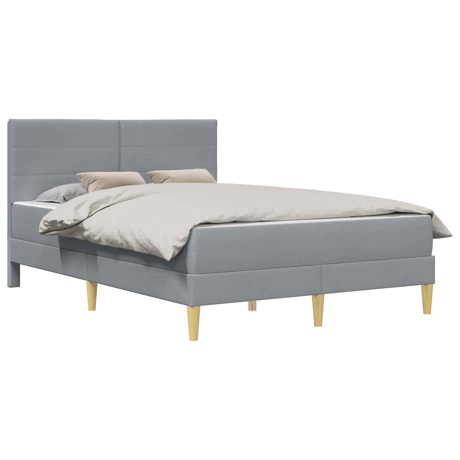 Bedframe Lichtgrijs 120 x 200 cm Polyester