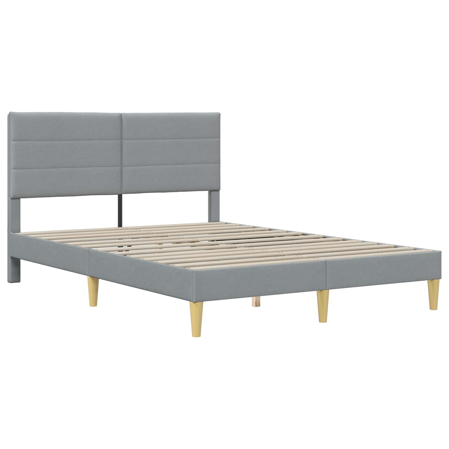 Bedframe Lichtgrijs 120 x 200 cm Polyester