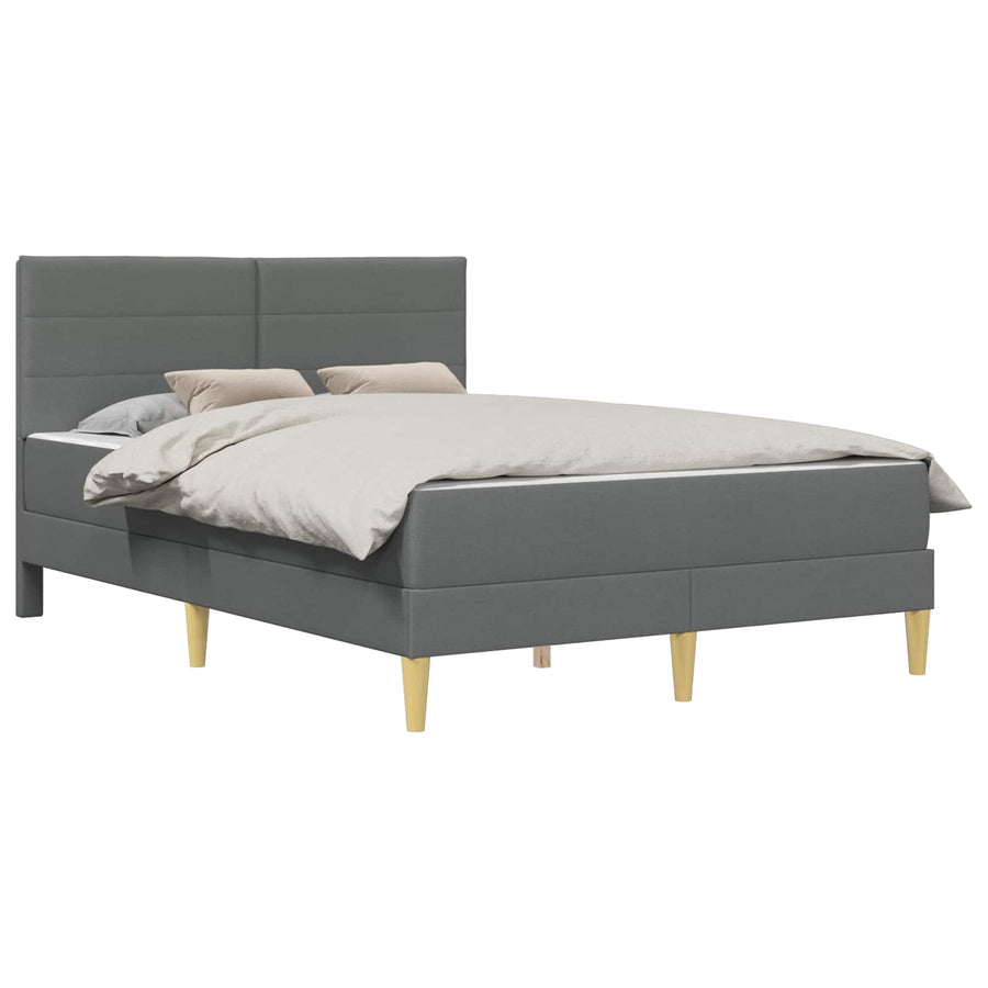 Bedframe Donkergrijs 120 x 200 cm Polyester