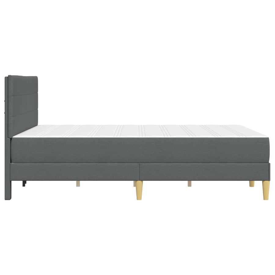 Bedframe Donkergrijs 120 x 200 cm Polyester