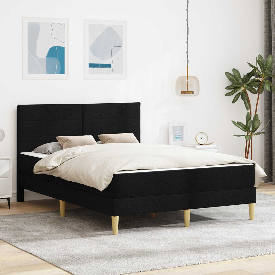 Bedframe Zwart 120 x 200 cm Polyester