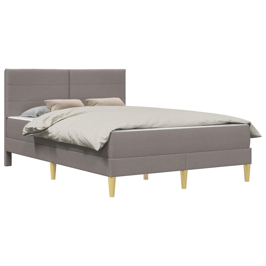 Bedframe Taupe 120 x 200 cm Polyester
