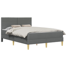 Bedframe Donkergrijs 140 x 190 cm Polyester