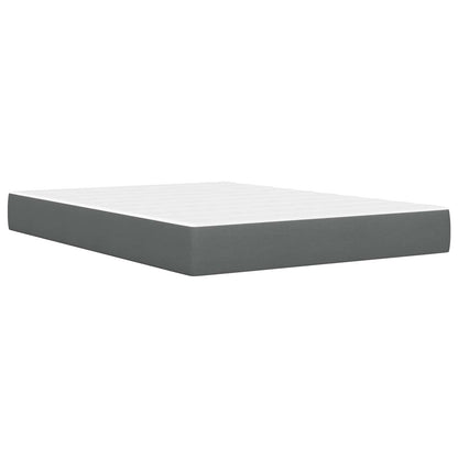 Bedframe Donkergrijs 140 x 190 cm Polyester