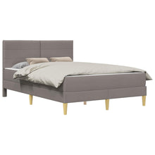 Bedframe Taupe 140 x 190 cm Polyester