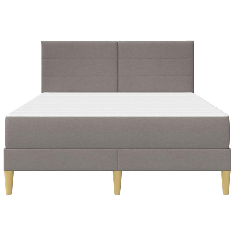 Bedframe Taupe 140 x 200 cm Polyester