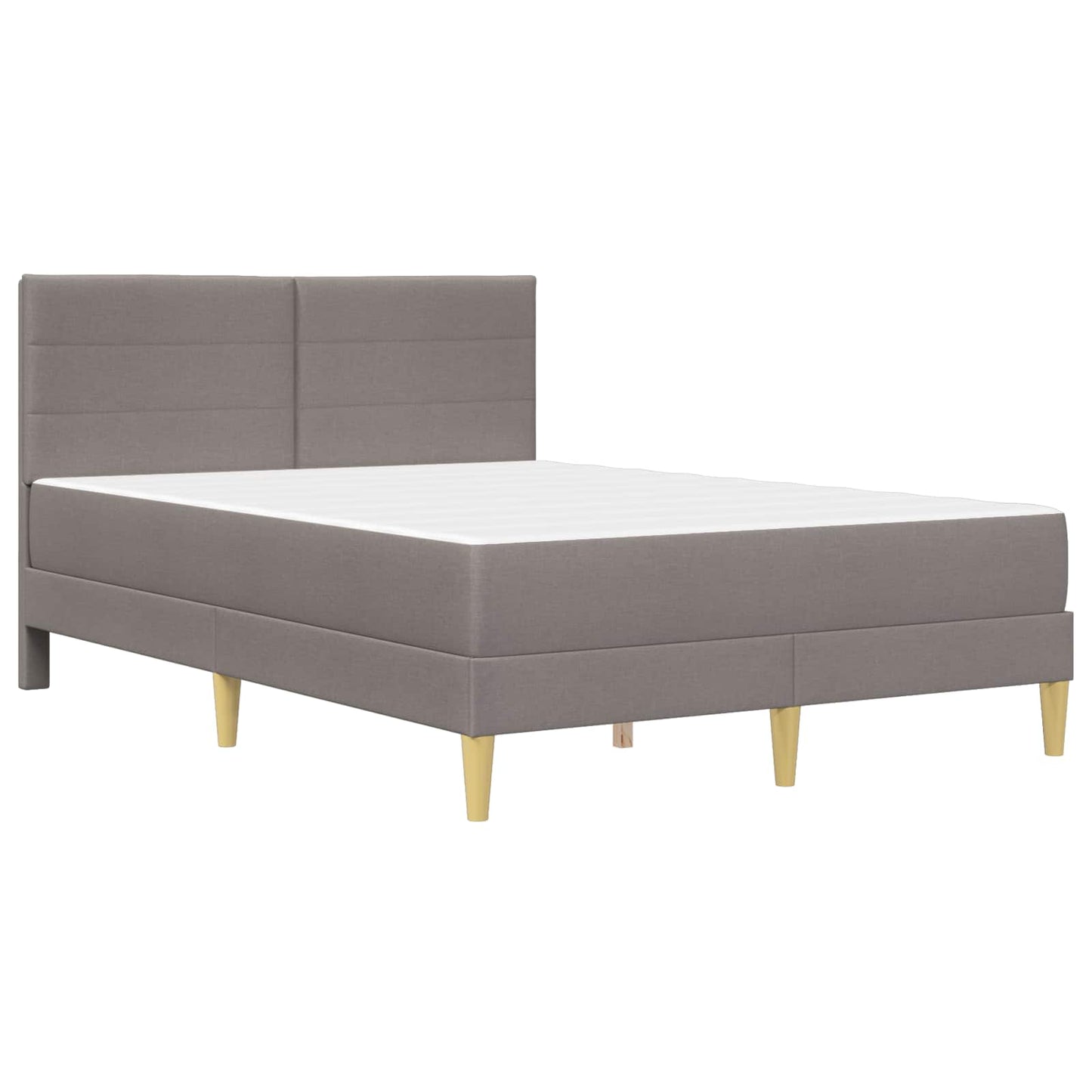 Bedframe Taupe 160 x 200 cm Polyester
