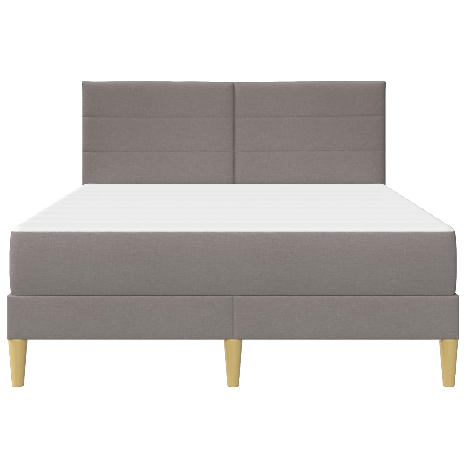 Bedframe Taupe 160 x 200 cm Polyester