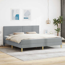 Bedframe Lichtgrijs 180 x 200 cm Polyester