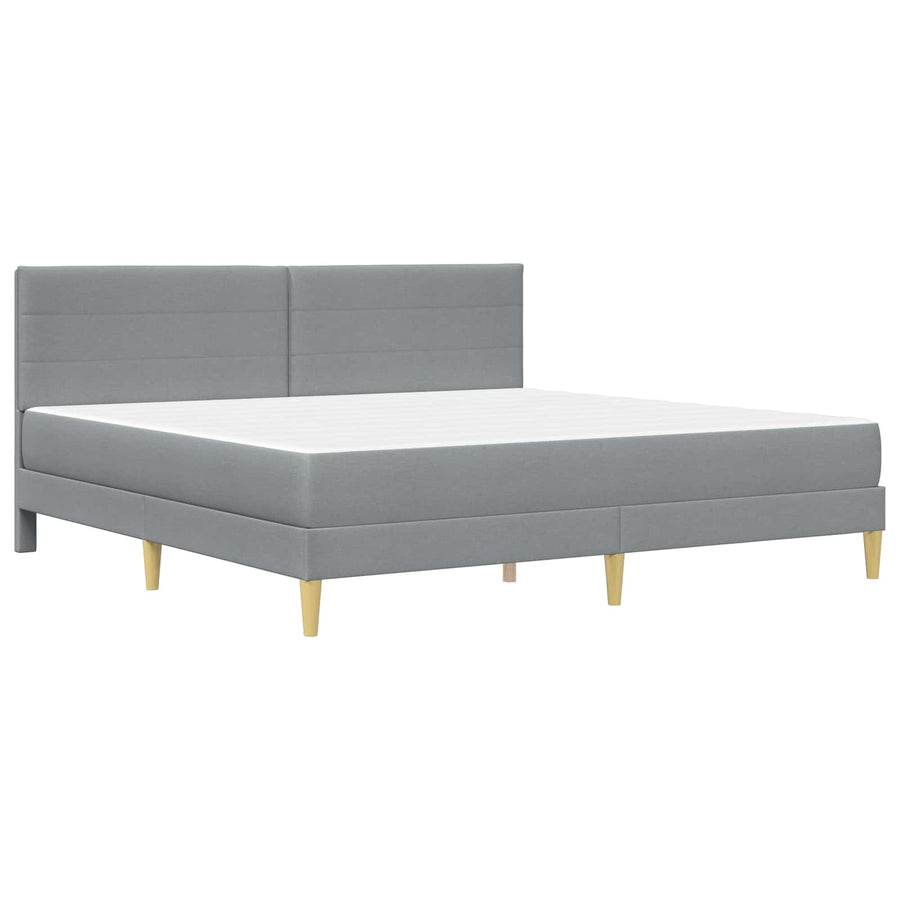 Bedframe Lichtgrijs 180 x 200 cm Polyester